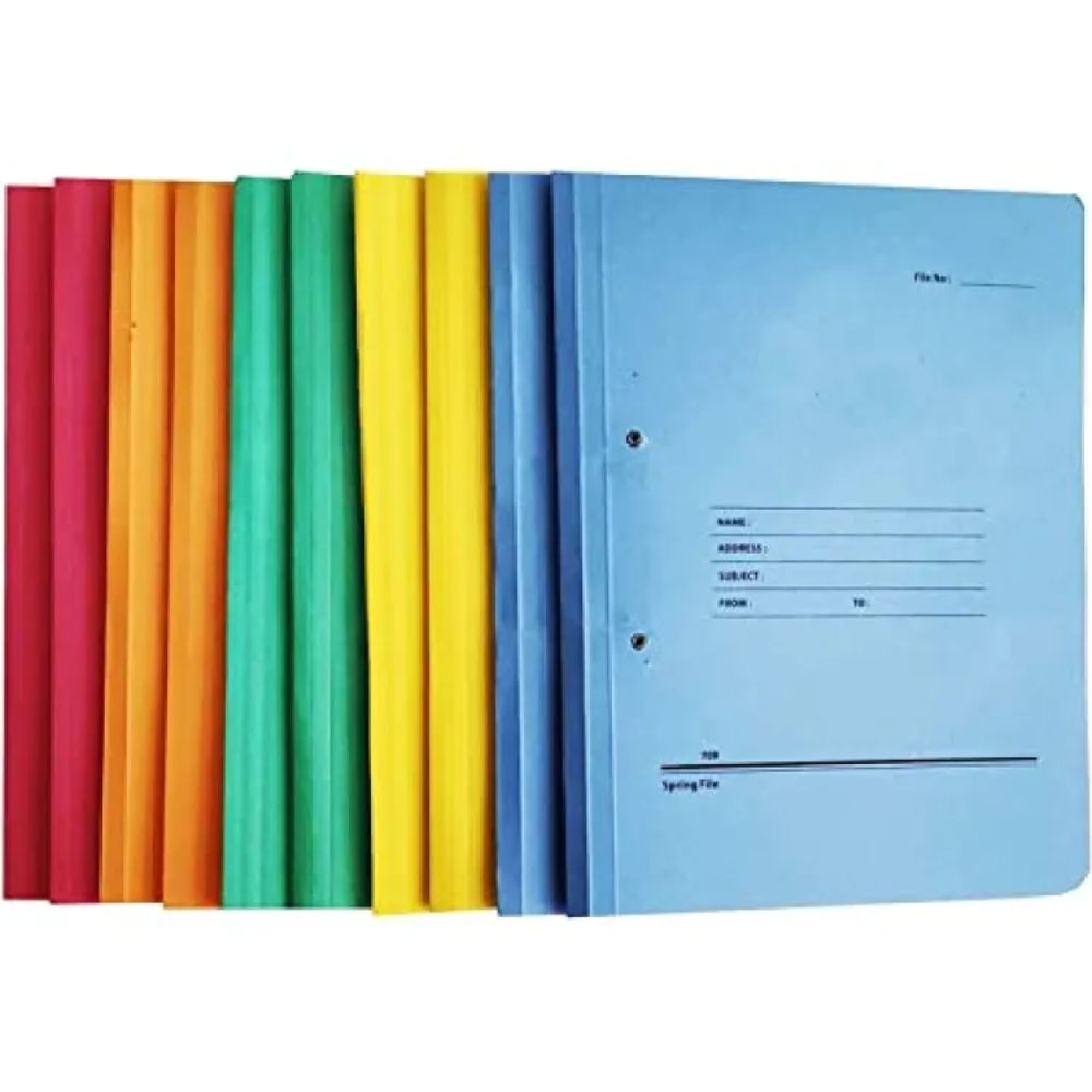 Cobra Spring File For Filling Bills Documents (Set Of 10)
